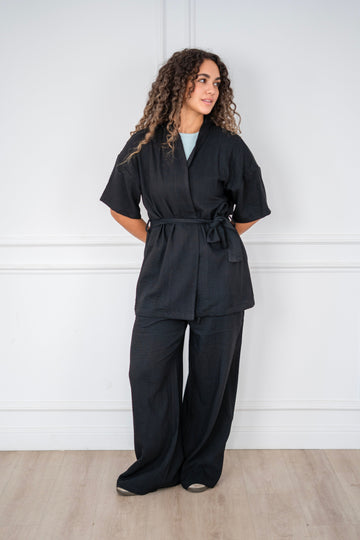 Black wrap around set